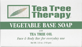 Buy Vegetable Base Soap 3.5 oz Tea Tree Therapy Online, UK Delivery,