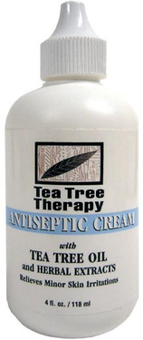 Buy Tea Tree Therapy Antiseptic Cream 4 oz Skin Irritations Rashes Soothing Online, UK Delivery, Injuries Burns injury treatment Aches Pains