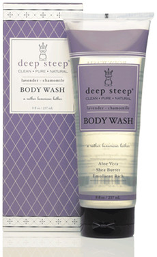 Buy Lavender Chamomile Body Wash 8.45 oz Deep Steep Online, UK Delivery, Shea Butter