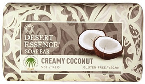 Buy Creamy Coconut Bar Soap 5 oz Desert Essence Online, UK Delivery,