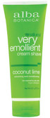 Buy Cream Shave Coconut Lime Original Formula 8 oz Alba Botanica Online, UK Delivery, Shaving Cream