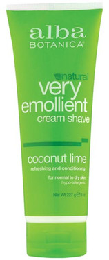 Buy Cream Shave Coconut Lime Original Formula 8 oz Alba Botanica Online, UK Delivery, Shaving Cream