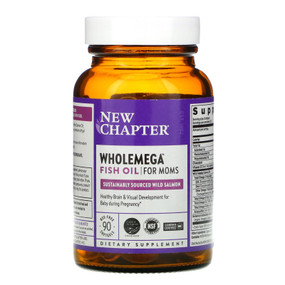 Wholemega Prenatal 500 mg 90 Softgels New Chapter, Fish Oil