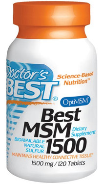 Buy Doctor's Best MSM 1500 mg 120 Tabs Joints Online, UK Delivery, Inflammation Remedies inflammatory response Treatment MSM Methylsulfonylmethane