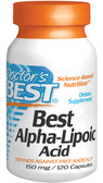 Buy Doctor's Best Alpha Lipoic Acid 150 mg 120 Caps Metabolism Online, UK Delivery, Antioxidant ALA