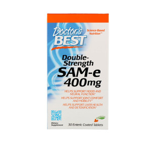 Buy SAM-e 400 Double-Strength 30 Tabs Doctor's Best Mood Online, UK Delivery