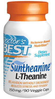Buy Suntheanine 150 mg 90 Caps Doctor's Best Stress Online, UK Delivery, Stress Relief Remedy Formulas Anti Stress Treatment