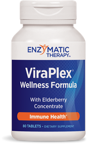 Buy ViraPlex Immune activator 80 Tabs Enzymatic Therapy Online, UK Delivery, Cold Flu Remedy Relief Treatment Elderberry Sambucus Immune Support