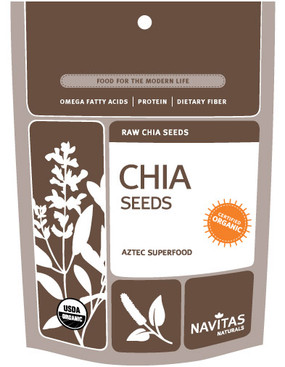 Buy Organic Chia Seeds 8 oz Navitas Naturals Online, UK Delivery