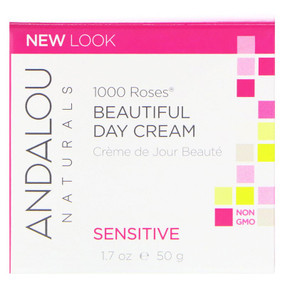 Buy 1000 Roses Beautiful Day Cream 1.7 oz Andalou Sensitive Online, UK Delivery, Day Creams Vegan Cruelty Free Product