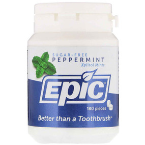Buy Peppermint Xylitol Mints 180 ct Epic Xylitol Online, UK Delivery