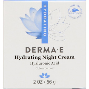 Buy Derma E Hydrating Night Creme with Hyaluronic Acid 2 oz Online, UK Delivery, Night Creams
