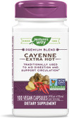 Buy Cayenne 100 000 HU Extra Hot 100 Caps Nature's Way Online, UK Delivery