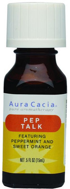 Buy Aura Cacia Pep Talk Essential Solutions Oil 0.5 oz bottle Online, UK Delivery