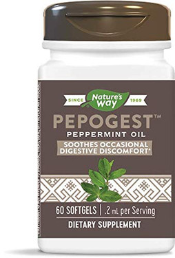 UK buy Pepogest Peppermint Oil 60 sGels Nature's Way