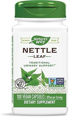 Nettle Leaf 435 mg 100 Caps Nature's Way, Source of Chlorophyll
