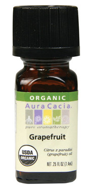 Buy Essential Oil Organic Grapefruit 0.25 oz Aura Cacia Online, UK Delivery, Aromatherapy Essential Oils
