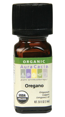 Buy Essential Oil Organic Oregano 0.25 oz Aura Cacia Online, UK Delivery