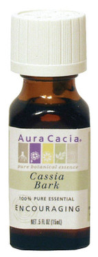 Buy Aura Cacia Cassia (Cinnamon) Bark 100% Pure Essential Oil 0.5 oz Online, UK Delivery, Aromatherapy Essential Oils