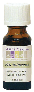 Buy Aura Cacia Frankincense 100% Pure Essential Oil 0.5 oz bottle Online, UK Delivery, Aromatherapy Essential Oils