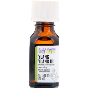 Buy Aura Cacia Ylang Ylang (III) 100% Pure Essential Oil 0.5 oz bottle Online, UK Delivery, Aromatherapy Essential Oils