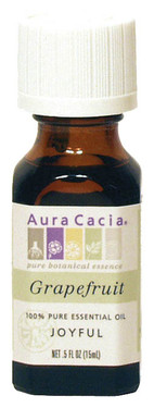 Buy Aura Cacia Grapefruit 100% Pure Essential Oil 0.5 oz bottle Online, UK Delivery, Aromatherapy Essential Oils