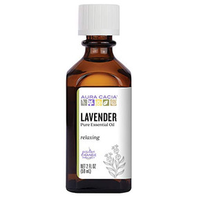 Buy Aura Cacia Lavender 100% Pure Essential Oil 2 oz bottle Online, UK Delivery, Aromatherapy Essential Oils