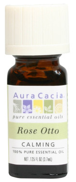 Buy Aura Cacia Rose Otto 100% Pure Essential Oil 0.125 oz Warm Immensely Rich Online, UK Delivery, Aromatherapy Essential Oils