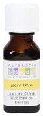 Buy Aura Cacia Essential Oil Rose Otto (in jojoba oil) 0.5 oz bottle Online, UK Delivery, Aromatherapy Essential Oils