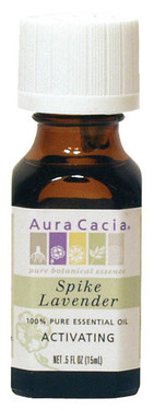 Buy Aura Cacia Lavender (Spike) 100% Pure Essential Oil 0.5 oz bottle Online, UK Delivery
