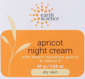 Buy Apricot Night Cream 2 oz Earth Science Online, UK Delivery, Night Creams Normal to Dry Skin Type