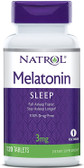 Melatonin 3 mg 120 Tabs, Natrol Sleep Remedy UK