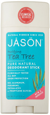 Buy Deodorant Tea Tree Oil Stick 2.5 oz Jason Energizing Freshness Online, UK Delivery, Deodorant Stick