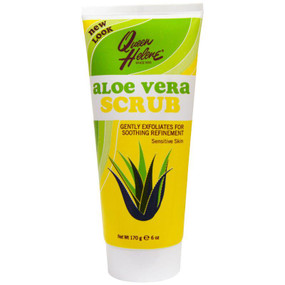Aloe Vera Facial Scrub 6 oz (170 g) Queen Helene, Refines Pores