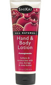 All Natural Hand And Body Lotion Pomegranate, 8 oz, Shikai