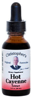 Hot Cayenne Extract 30 ml Christopher's, Habanero Chili 200000 H.U.