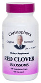 Buy Single Herb Red Clover 100 vegiCaps Christopher's Original Online, UK Delivery