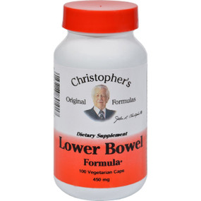 Buy Cleanse Lower Bowel 100 Caps Christopher's Original Online, UK Delivery, IBS Treatment Formulas irritable bowel syndrome relief