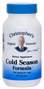 Buy Nourish Cold Season Immune 100 vegiCaps Christopher's Original Online, UK Delivery