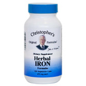 Buy Nourish Herbal Iron 100 Caps Christopher's Original Formulas Online, UK Delivery, Mineral Supplements