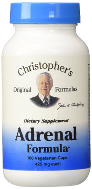 Buy Nourish Adrenal 100 vegiCaps Christopher's Original Online, UK Delivery, Energy Boosters Formulas Supplements Fatigue Remedies Treatment