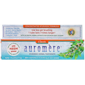 Buy Toothpaste Herbal 4.16 oz Auromere Online, UK Delivery, Oral Dental Care Teeth Whitening
