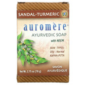 Buy Ayurvedic Bar Soap Sandal-Turmeric 2.75 oz Auromere Online, UK Delivery