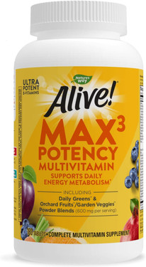 Buy Alive! Multi w Iron 180 tabs Nature's Way Vitamins Online, UK Delivery, Multivitamins