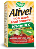 Buy Alive! Organic Vitamin C 120 vegicaps Nature's Way Online, UK Delivery, Vitamin C Acerola