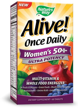 Buy Once Daily Woman's 50+ Multi 60 Tabs Nature's Way Online, UK Delivery, Multivitamins