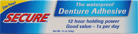 Secure Waterproof Denture Adhesive 1.4 oz (40 g), A. Vogel,