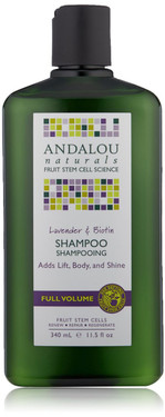 Buy Lavender & Biotin Full Volume Shampoo Lavender 11.5 oz Andalou Online, UK Delivery, Vegan Cruelty Free Product