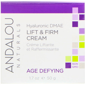 Buy Hyaluronic DMAE Lift & Firm Cream 1.7 oz Andalou Online, UK Delivery, Day Creams Vegan Cruelty Free Product