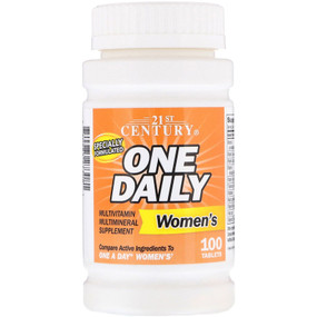 Buy One Daily Women's 100 Tabs 21st Century Health Online, UK Delivery, Multivitamins For Women